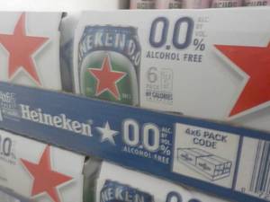 4 - 6 packs Heineken Alcohol Free...