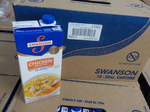 12 - 32 oz Swanson Chicken Broth b...