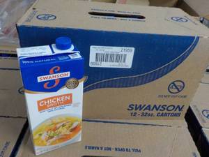 12 - 32 oz Swanson Chicken Broth b...