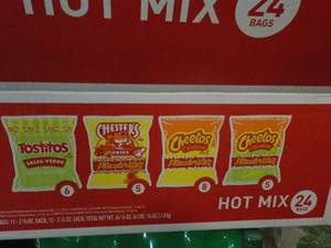 Case of 24 Bags Hot Mix Chips...