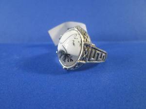 (FS) Dendritic Agate Ring Size 9...