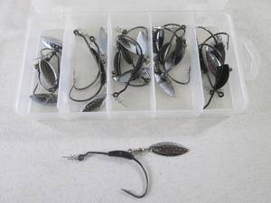 (CNTR) 15pc Fishing Spinner Hooks 8...