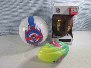 (F-0) Wilson Football with Pump and...