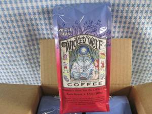 (C-1) Box of 6 Bags Whole Bean Wick...