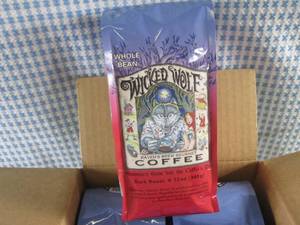 (C-1) Box of 6 Bags Whole Bean Wick...