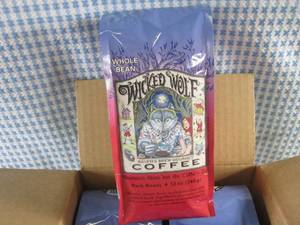 (C-1) Box of 6 Bags Whole Bean Wick...
