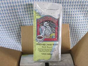 (C-1) Box of 6 Bags Whole Bean Dead...