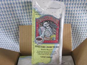 (C-1) Box of 6 Bags Whole Bean Dead...