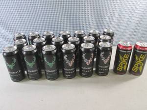 (B-1) 21 - 16oz Cans 9 Bucked Up En...