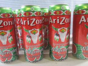 (C-2) 15 - 23oz Cans Arizona Waterm...