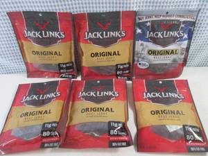 (B-1) 6 - 3.25oz Bags Jack Links Or...