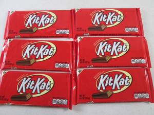 (B-1) 6 XL Kit Kat Candy Bars Past ...
