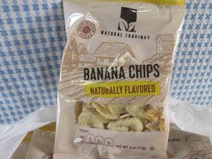 (B-2) 24 Bags Banana Chips Naturall...