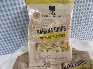 (B-2) 24 Bags Banana Chips Naturall...
