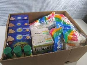 (G-1) Box Full of Assorted Food Ite...