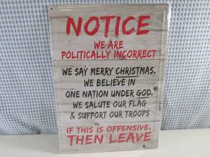 (EC1) Politically Incorrect Embosed...