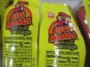 (B-3) 20 Big Mama Pickled Sausage P...