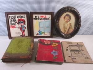 (F-3) Very Old Oval Picture FrameP...