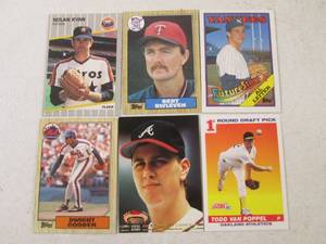 (CNTR) 6 Vintage Baseball Cards...