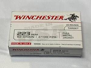 20 Rounds .223 Ammo Ammunition