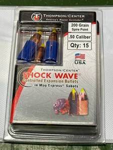 Lot of 10 .50 cal 200 Grain Bullets