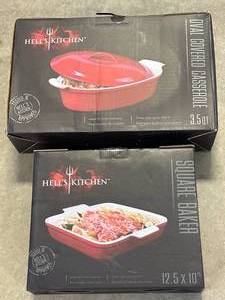 New in Box Hells Kitchen Baker & Casserole Stoneware
