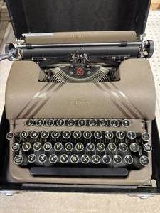 Vintage Corona Sterling Typewriter with Case