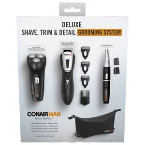 lot 3 image: New - Open Box ConairMAN Deluxe Shave, Trim & Detail Grooming System