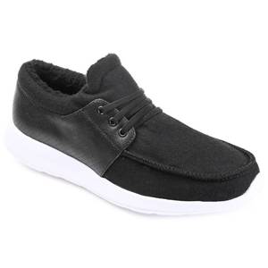 lot 51 image: New - Vance Co. Mens Ashburn Moccasin Slipper (BLACK) - Size 11