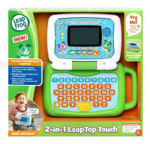 lot 14 image: New LeapFrog 2-in-1 LeapTop Touch - Green
