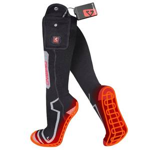 lot 18 image: Open Box  Gerbing Unisex 7V Rechargeable Heated Socks - LXL
