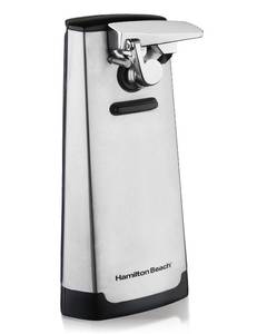 lot 38 image: New - Hamilton Beach Stainless Steel Extra-Tall Can Opener with Removable Cutting Lever