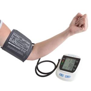 lot 133 image: Looks New  Fleming Supply Automatic Upper Arm Blood Pressure Monitor