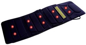 lot 136 image: New  Carepeutic Targeted Zone Deluxe Vibration Massage Mat with Heat Therapy