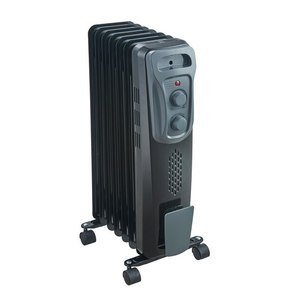 lot 25 image: Open Box  1500W Oil Filled Radiator Heater - White (Stock Photo is Black)