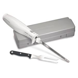 lot 153 image: Brand New Hamilton Beach Electric Knife and Serving Fork with Storage Case