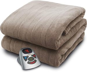 lot 142 image: New  Biddeford Microplush Electric Heated Blanket - King