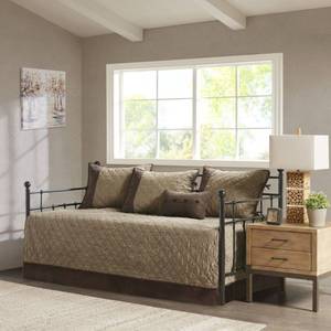 lot 159 image: Brand New Madison Park Westbrook Reversible 6-Pc. Daybed Cover Set