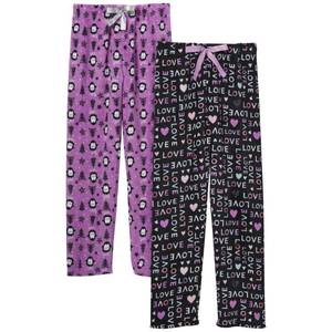 lot 162 image: Brand New NYC Underground Womens 2-Pack Plush Sleep Pants - Large