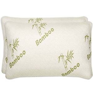 lot 170 image: Brand New Rayon from Bamboo Memory Foam Pillow 2-Pack - King