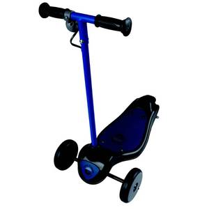 lot 178 image: NewOpen Box  Pulse Performance Product Kids Safe Start 3-Wheel Rechargeable Electric Scooter - Blue