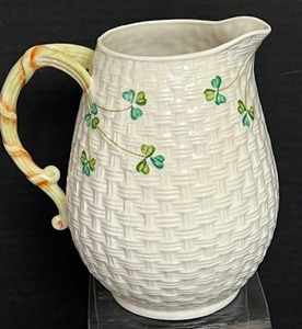 lot 161 image: Belleek Pitcher