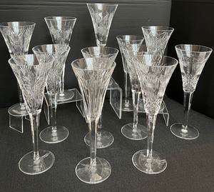 lot 168 image: Set of 12 Waterford Millennium Champagne Flutes