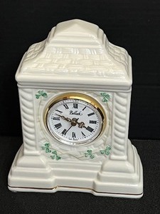 lot 169 image: Belleek Clock