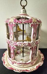 lot 103 image: So Sweet Ceramic Birdcage