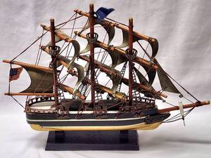 lot 116 image: Red Jacket Sailing Ship Replica