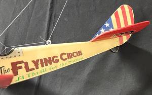 lot 118 image: Vintage The Flying Circus Model Airplane