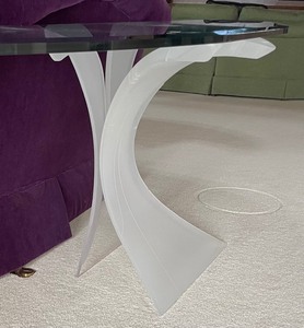 lot 6A image: Custom Made Lalique Style Console Table