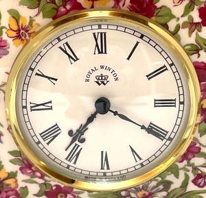 lot 59 image: Royal Winton Limited Edition Summertime Chintz Mantel Clock
