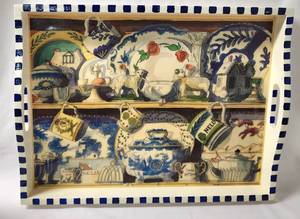 lot 120 image: Cute Decorative Grouping, Including Cynthia Carey Tray